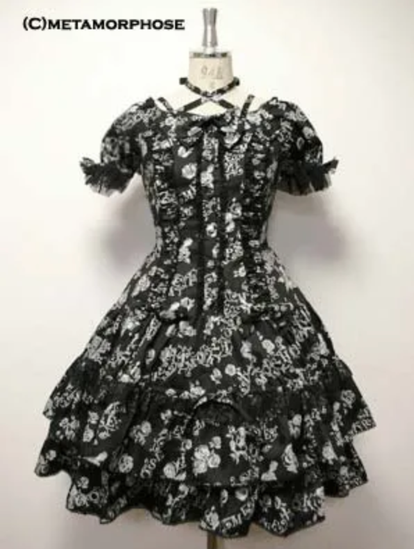 Rose Print OP by Metamorphose Temps de Fille