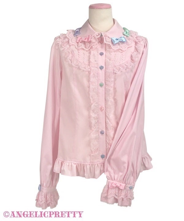 Sugar Hearts Blouse (2024) by Angelic Pretty
