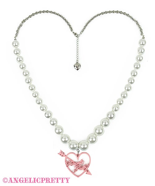 Dolly Heart Necklace by Angelic Pretty