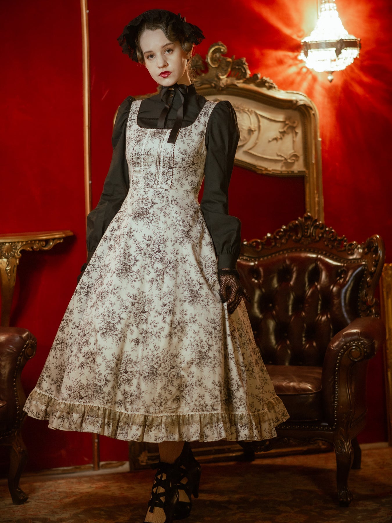 Toile de Rococo Bouquet JSK by Victorian Maiden