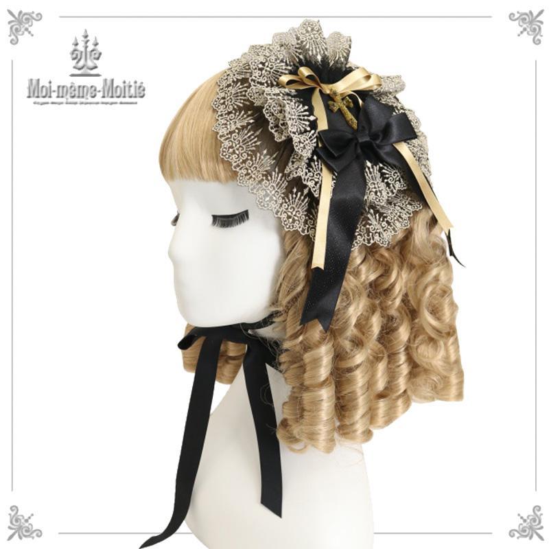 Divine Cross Round Headdress by Moi-même-Moitié