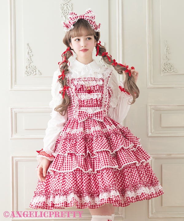 Pretty Frill JSK (Gingham) by Angelic Pretty