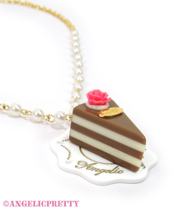 Chocolate Teatime Necklace by Angelic Pretty