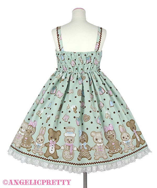 angelic pretty なかよしジンジャークッキースカート カチューシャ Nakayoshi Ginger Cookie JSK by Angelic Pretty