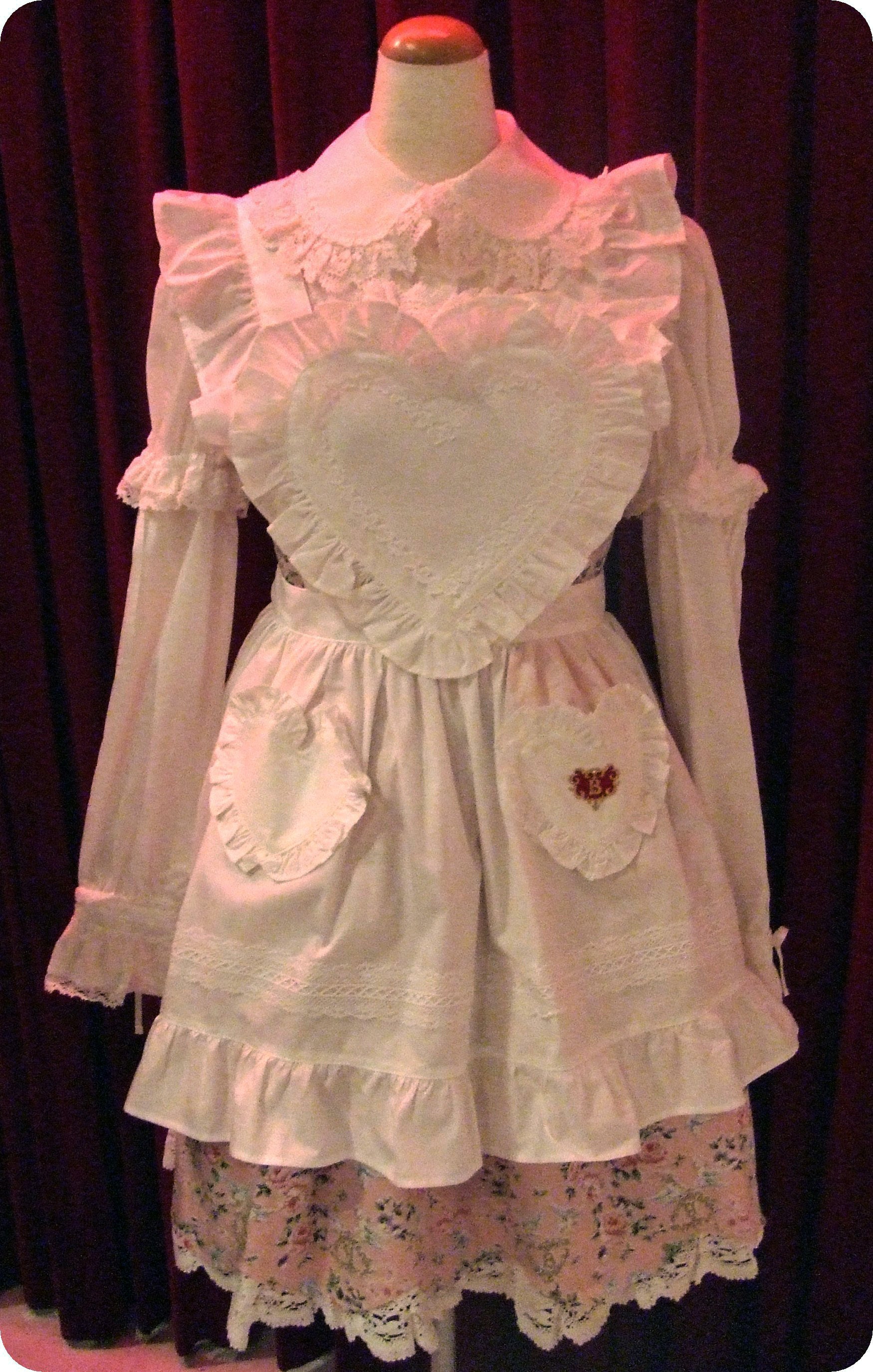 Heart Apron with Embroidery by Baby, the Stars Shine Bright