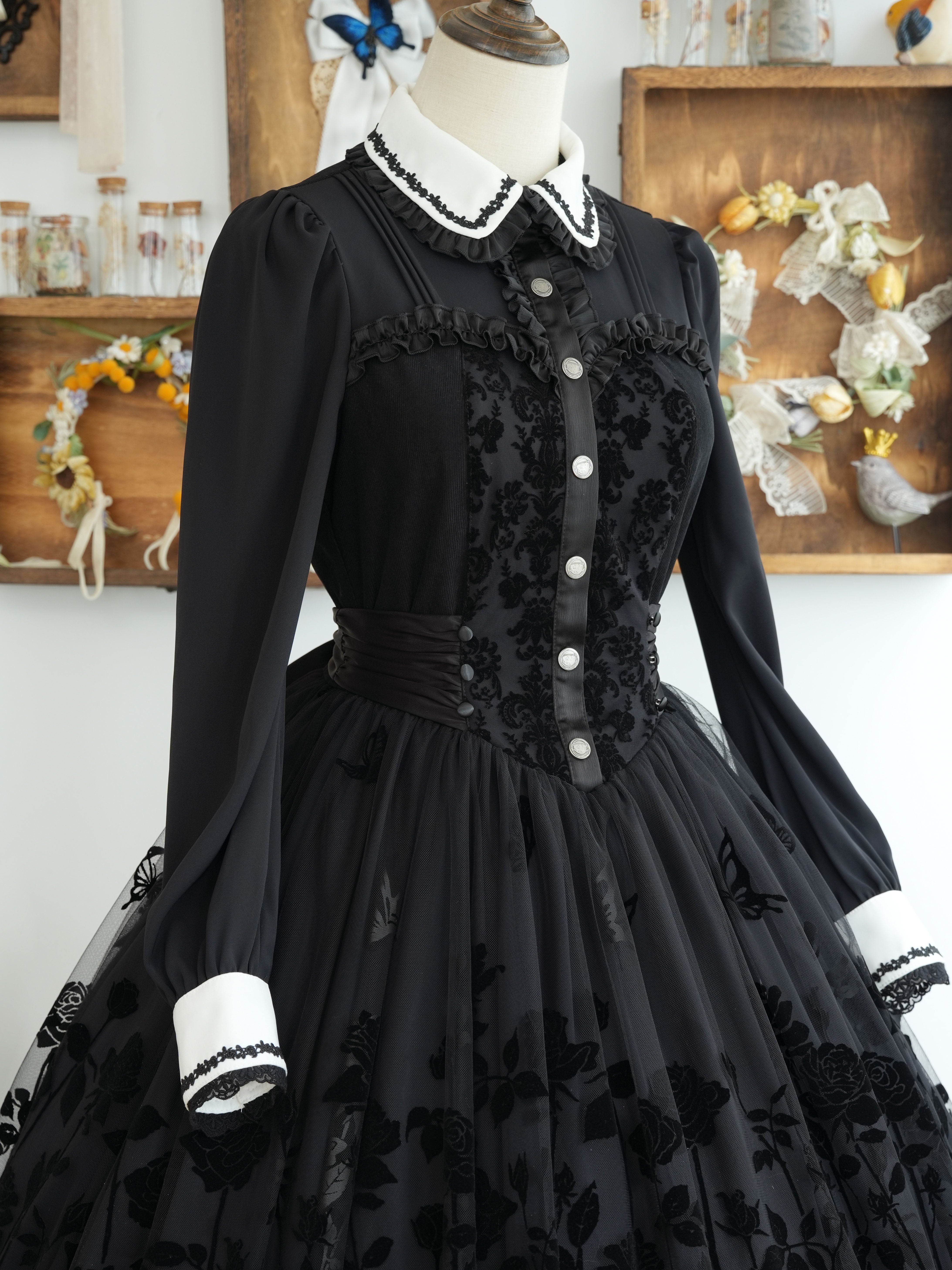 Hoshibako Works ~ Rosengarten Lace Overlay Bustier OP by Chinese