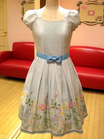 Embroidery-Style Floral Print OP by Emily Temple Cute