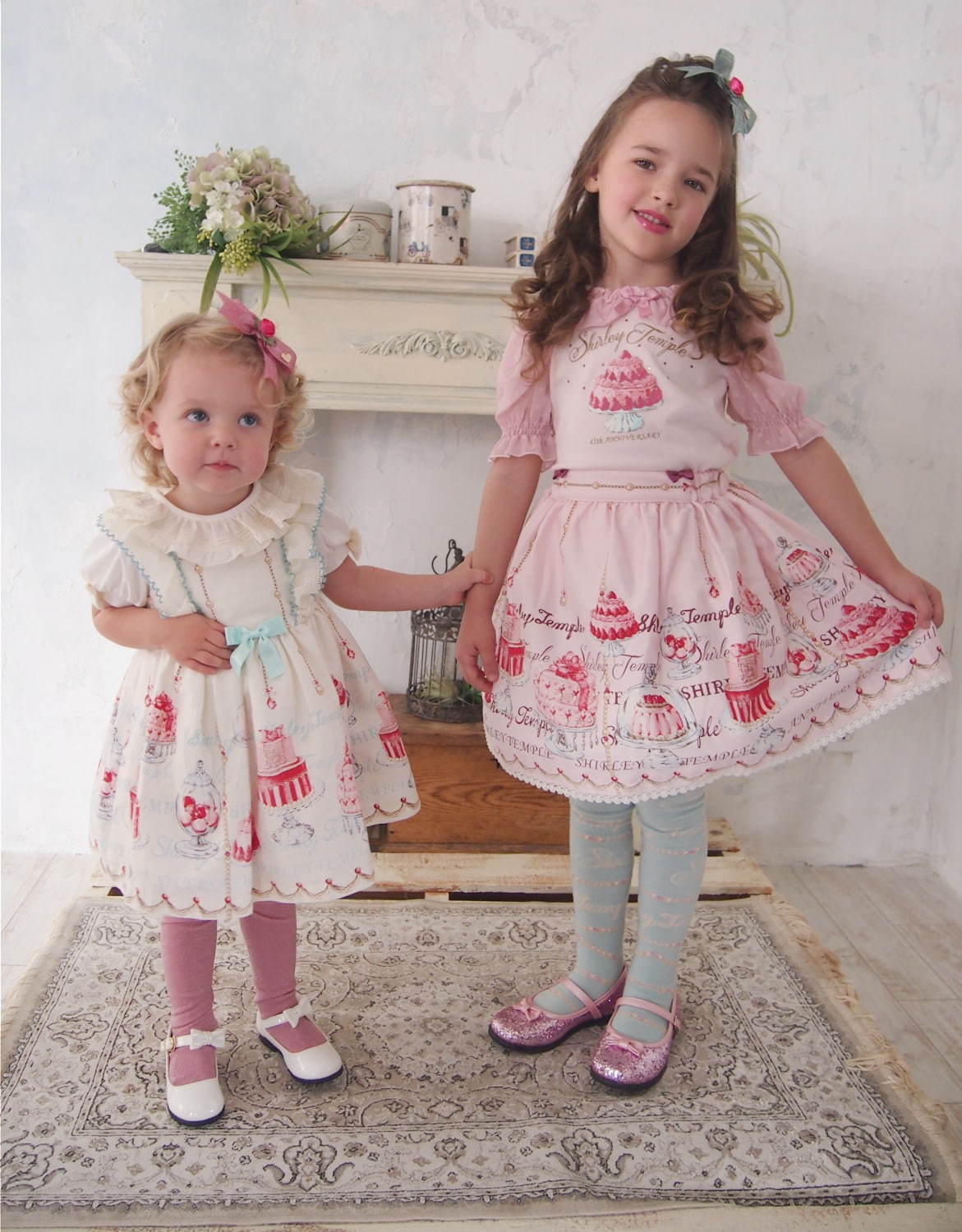 Anniversary Cake Print Apron JSK by Shirley Temple