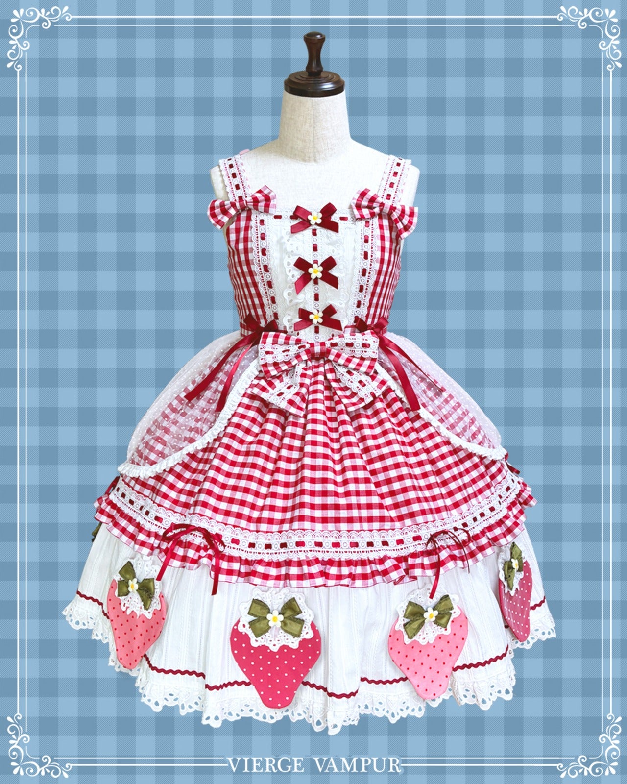 Vierge Vampur Hoppy Strawberry JSK by Indie Brand