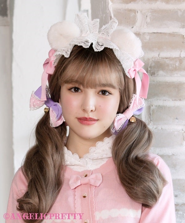 Fancy Dot Colored Polka Dot Ribbon Clip Set by Angelic Pretty