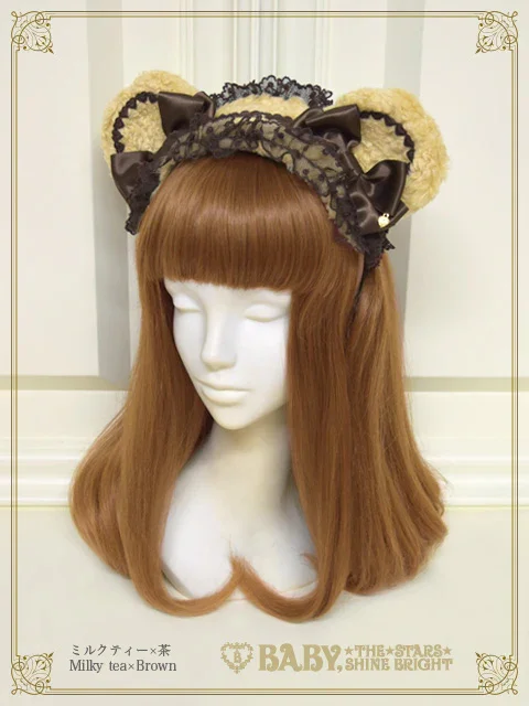 くみゃちゃんのふわふわくみゃみみファーカチューシャ　ミルクティ　milk tea Kumya's Fluffy Kumya Ears Fur Headband (2025) by Baby, the Stars