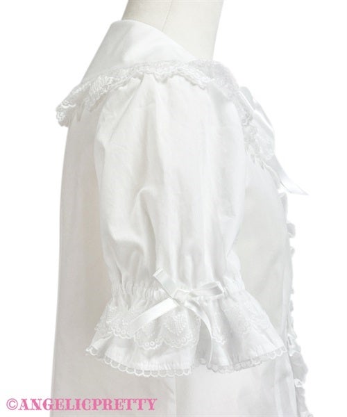 ハートレース半袖ブラウス　Angelic Pretty Heart Lace Short Sleeve Blouse by Angelic Pretty
