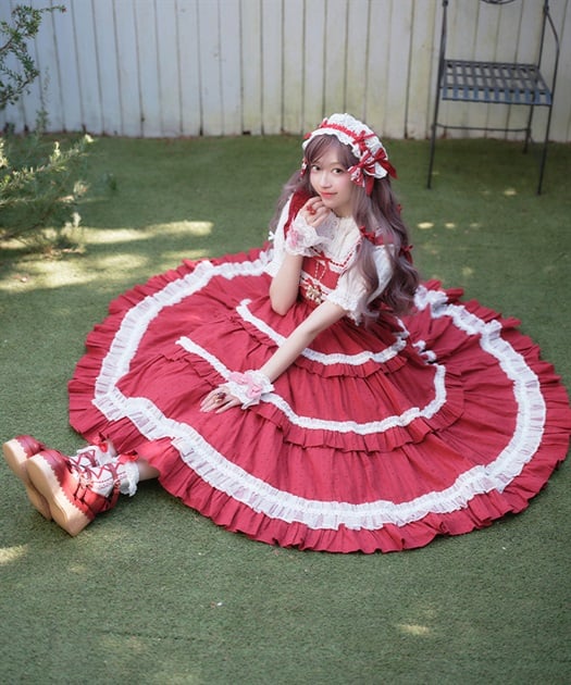 Chalmiere マイメロディ ジャンパースカート Chalmiere ~ Maisie JSK by Axes Femme
