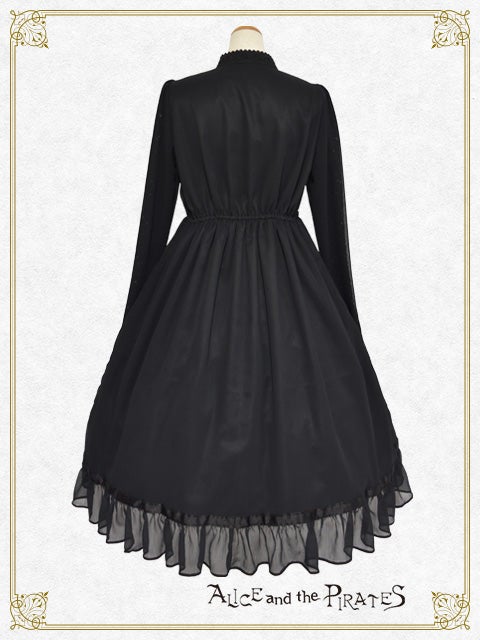 東*風様 【新品】[尾州ロリィタ] Alice型OPラピスラズリ（黒レース） Pairidaēza Lace OP by Alice and the Pirates