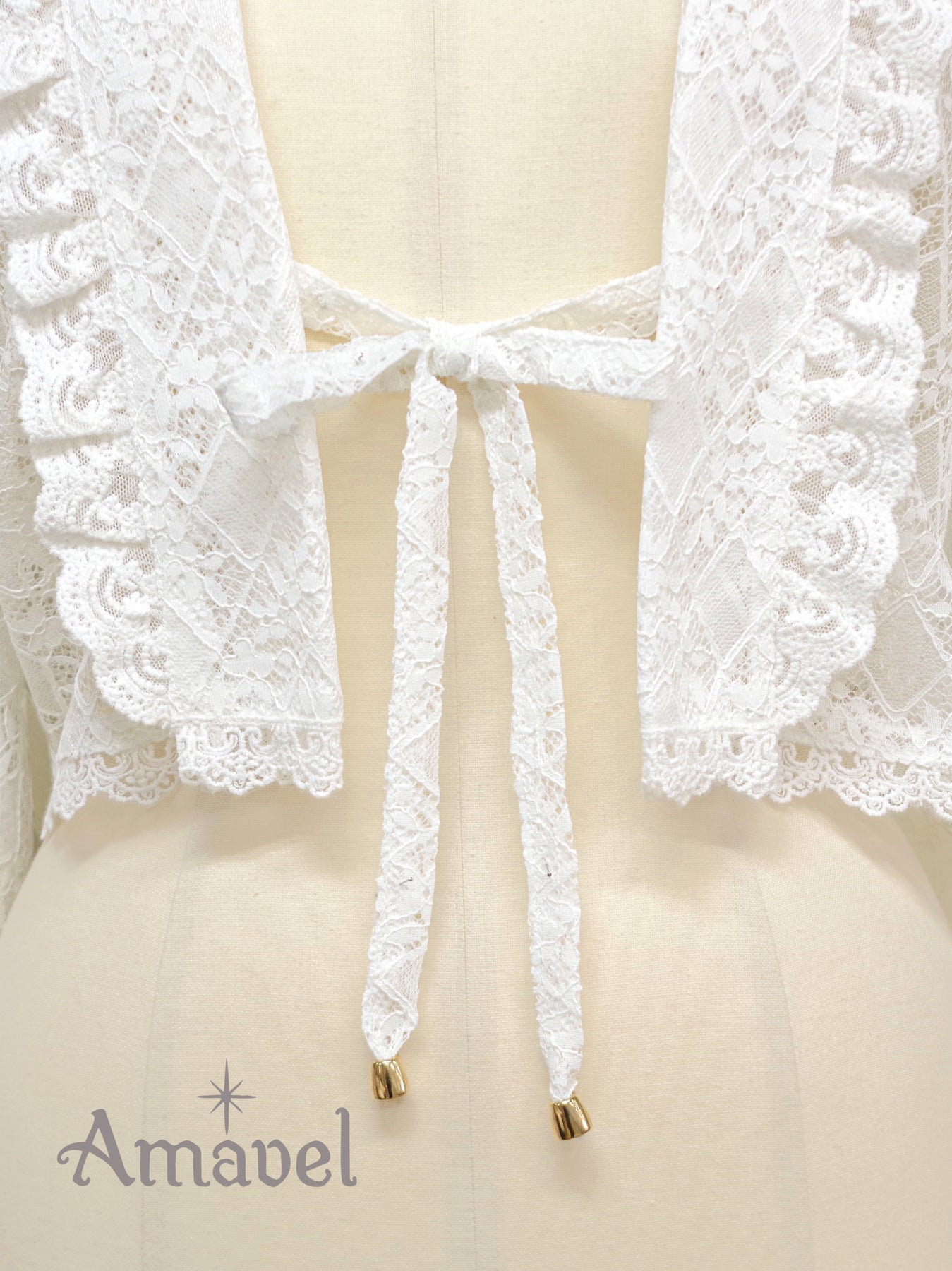 Amavel ~ Spring Visit to the Shiba Inu Shrine Lace Haori by Offbrand