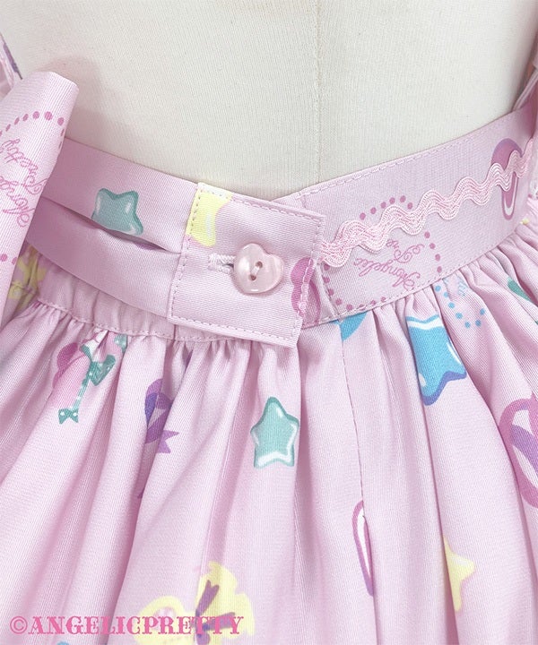 Compact Toys Skirt With Bib by Angelic Pretty