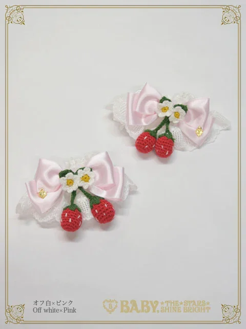 Swinging Strawberry Cuffs by Baby, the Stars Shine Bright