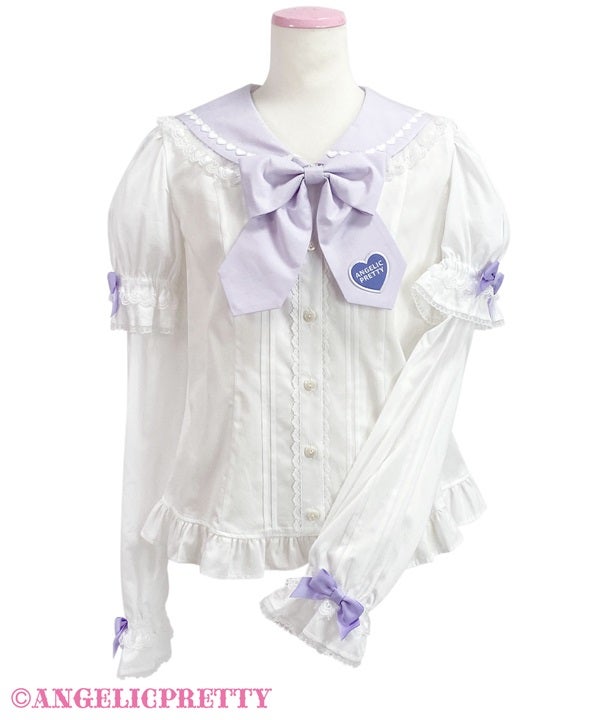 angelic pretty ブラウス Fancy School Detachable Sleeves Blouse by Angelic Pretty