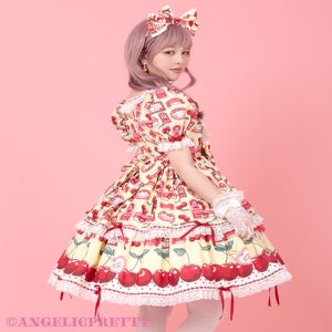 AngelicPretty Cherry Jam Labelワンピース Cherry Jam Label OP by Angelic Pretty