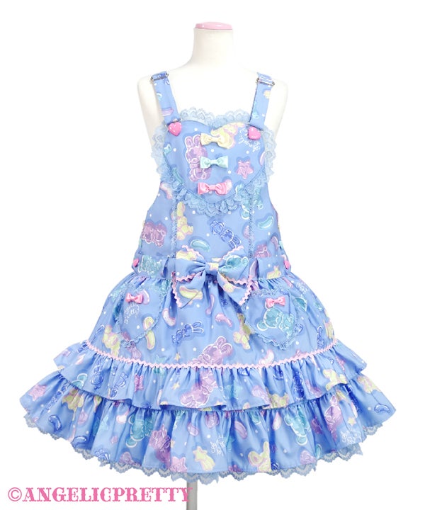 Jelly Candy Toys Heart Salopette by Angelic Pretty