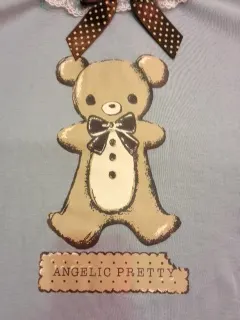 Sweet Cream Ginger Bear Cutsew by Angelic Pretty