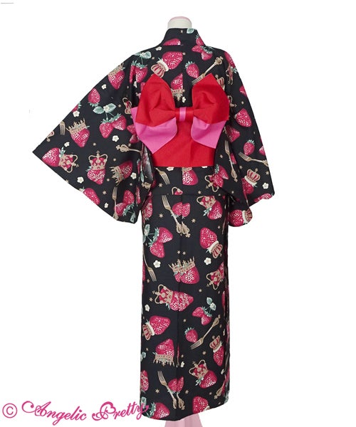 Royal Crown Berry Yukata Set by Angelic Pretty