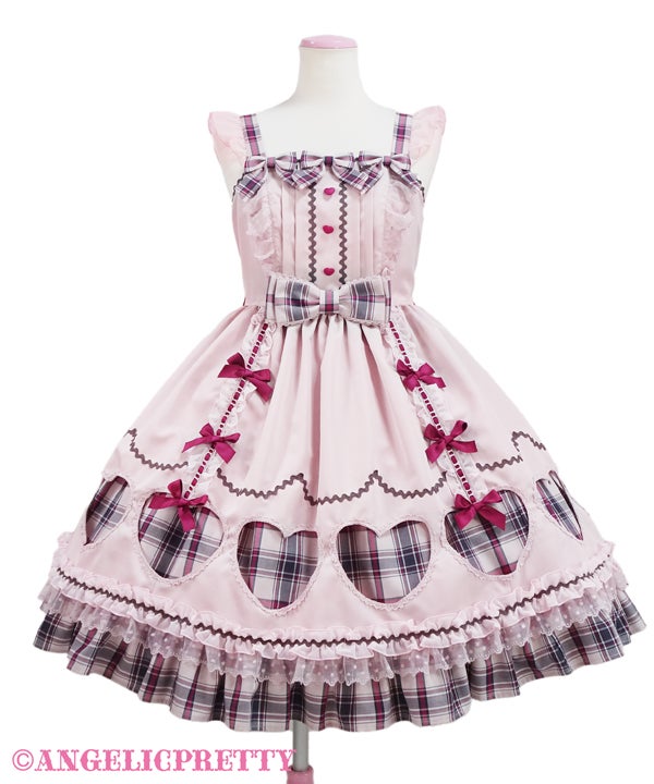 Heartful Check JSK by Angelic Pretty