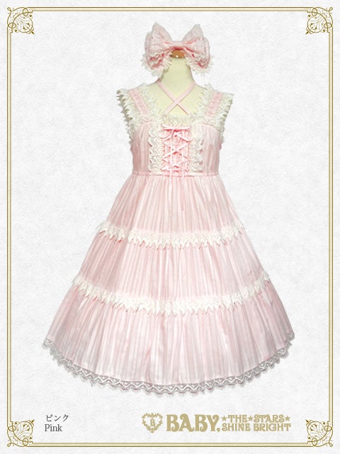 BABY, THE STARS SHINE BRIGHT 3段ティアードJSK Karami Triple Tiered JSK Set (2021) by Baby, the Stars Shine Bright