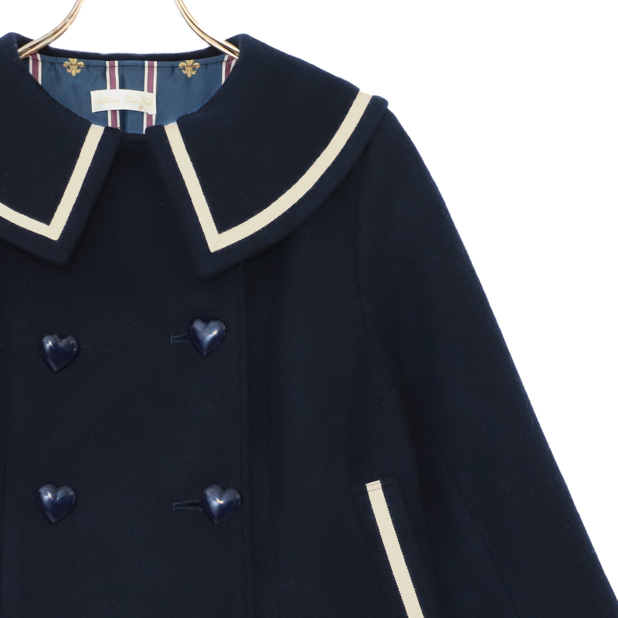 Sailor Collar Short Coat by Melody BasKet