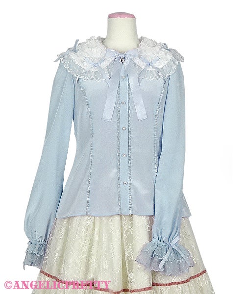 Airy Frill Blouse (2022) by Angelic Pretty