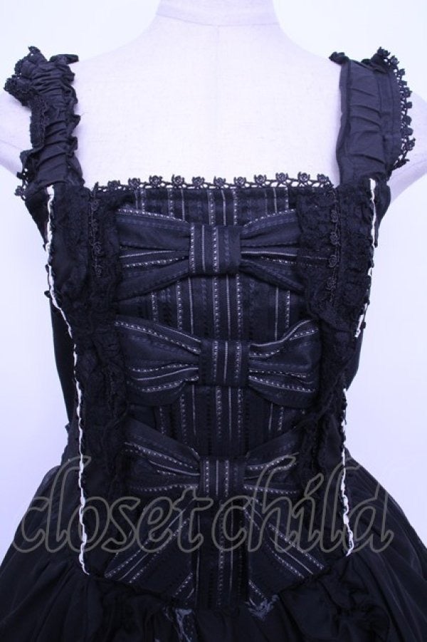 FRILL Triple Ribbon JSK by h.NAOTO