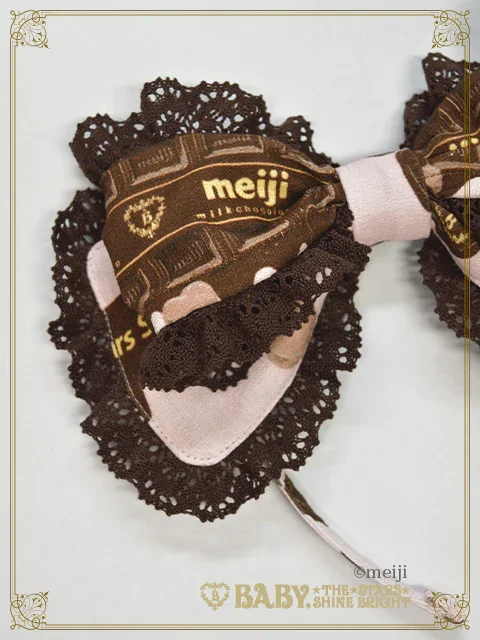 Meiji Milk Chocolate ♡ Kumya Head Bow by Baby, the Stars Shine Bright