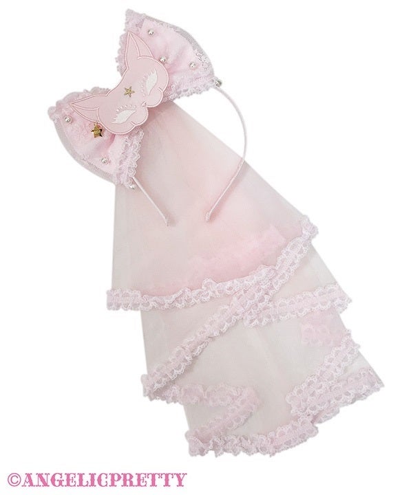Masquerade Cat Head Bow by Angelic Pretty