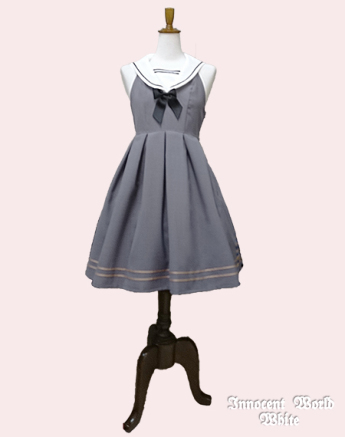 Innocent World White ~ Sailor High Waist JSK by Innocent World