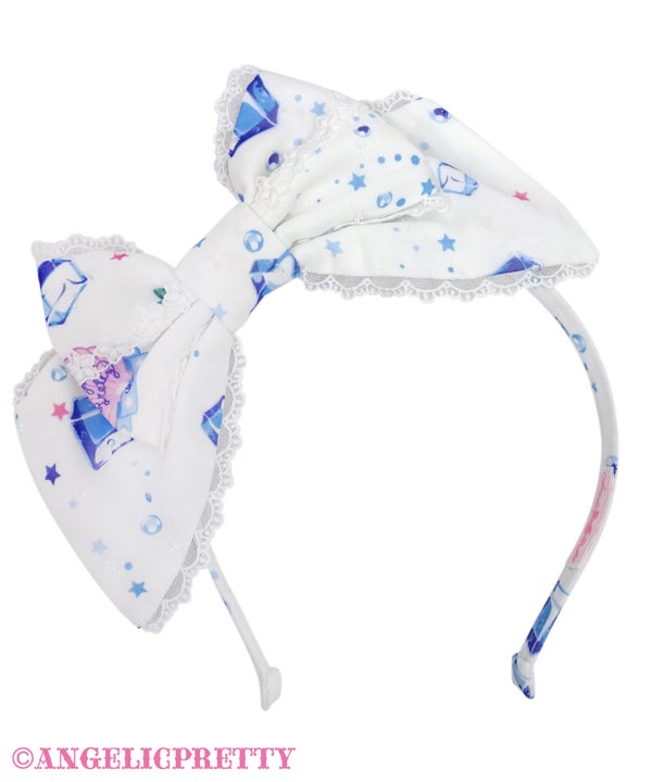 Cream Soda Mermaid Head Bow by Angelic Pretty