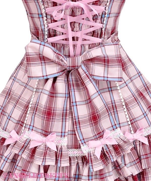 Cute Heart JSK (Tartan) by Angelic Pretty