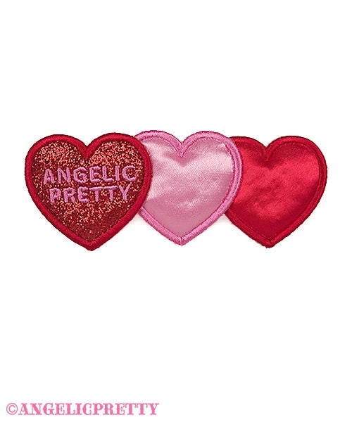 Trio Heart Clip by Angelic Pretty