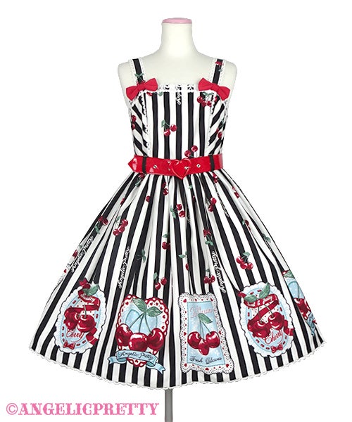 MTO] Cherry Stamp JSK (2021 2nd Release) by Angelic Pretty