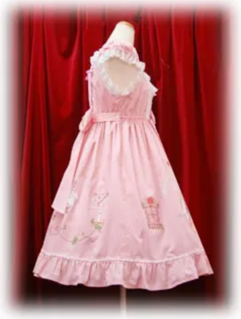 Angel's Window Print Applique Babydoll JSK by Baby, the Stars