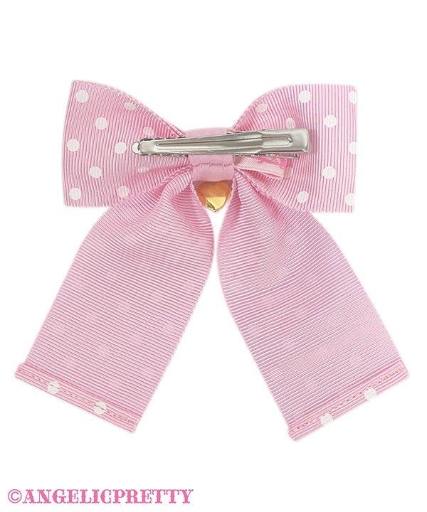 Sweet Dot Ribbon Clip Set by Angelic Pretty