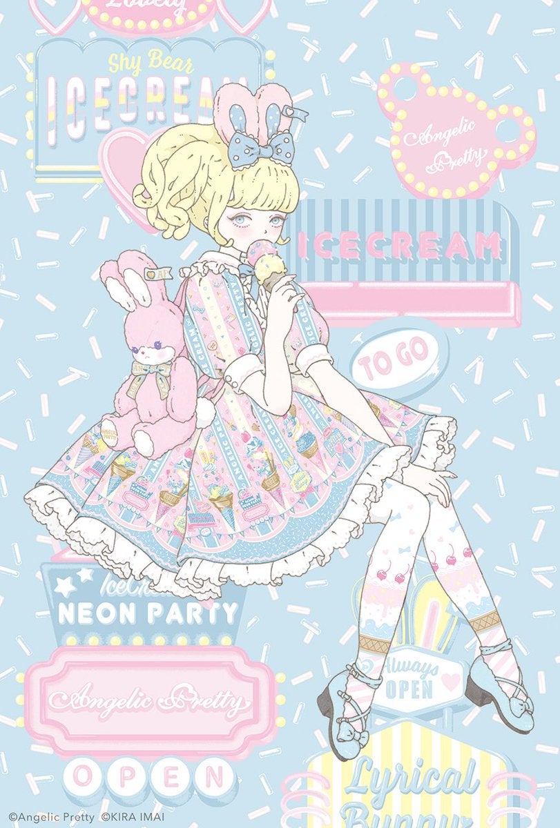 Ice Cream Parlor Post Card by Angelic Pretty