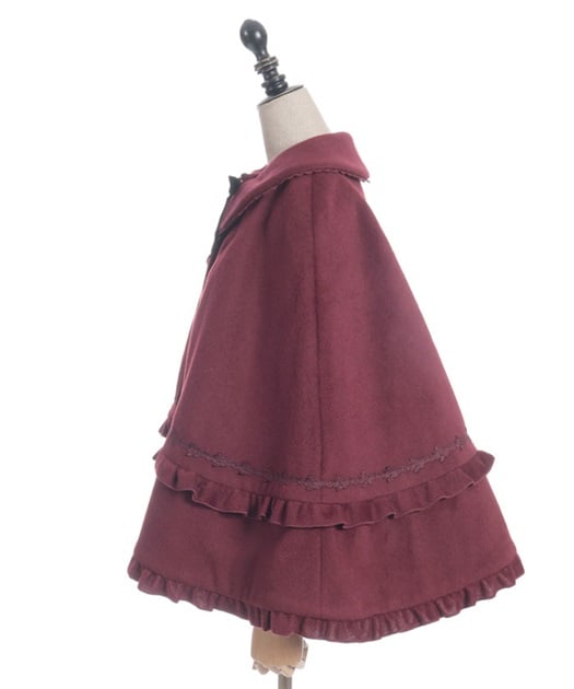 Chalmiere ~ Frill Cape Coat by Axes Femme