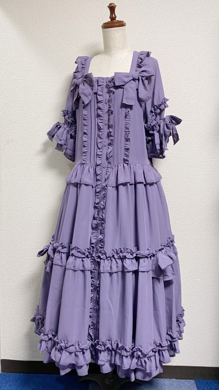Square Neck Frill OP (Pico Frill) by Physical Drop