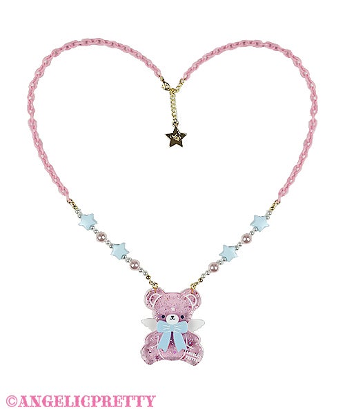 Angelic Pretty Milkyベア ネックレス ピンク zTPqFb9HvytotCMrZU6HQUlfOLXpwX