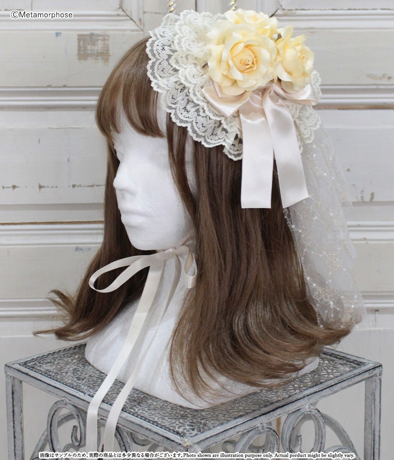 rosemama(プロフ読んで下さいね)です。 Rose Ribbon Round Headdress by Metamorphose Temps de Fille