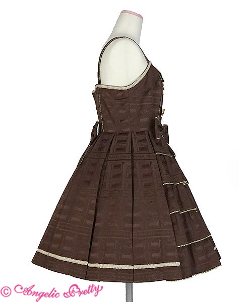 Melty Ribbon Chocolate JSK (2019) by Angelic Pretty