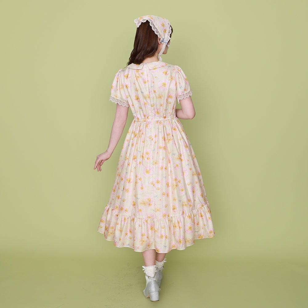Blooming Poppy Ribbon Line OP by Melody BasKet