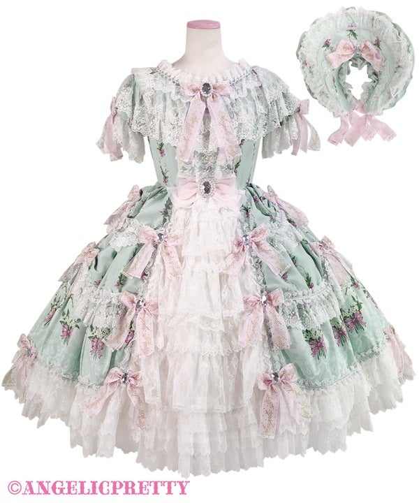 Suzuran Bouquet OP Set by Angelic Pretty Suzuran Bouquet OP Set by Angelic Pretty